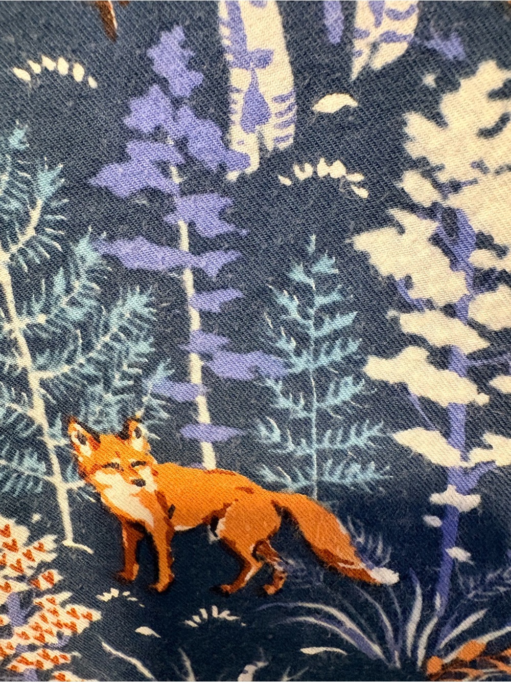 Printfresh Fox and Folklore Pajamas Set Flannel Women’s Small - Picture 7 of 14